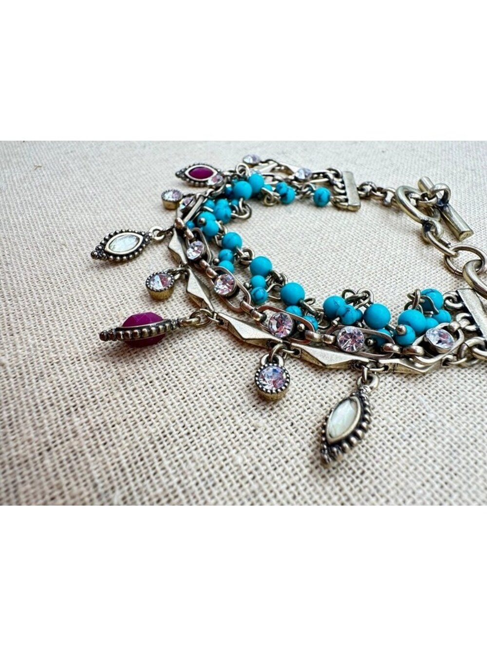 Jaipur Semi-Precious Toggle Bracelet
